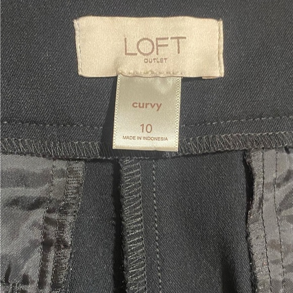 LOFT NWOT Classic Black Pants - Picture 8 of 14